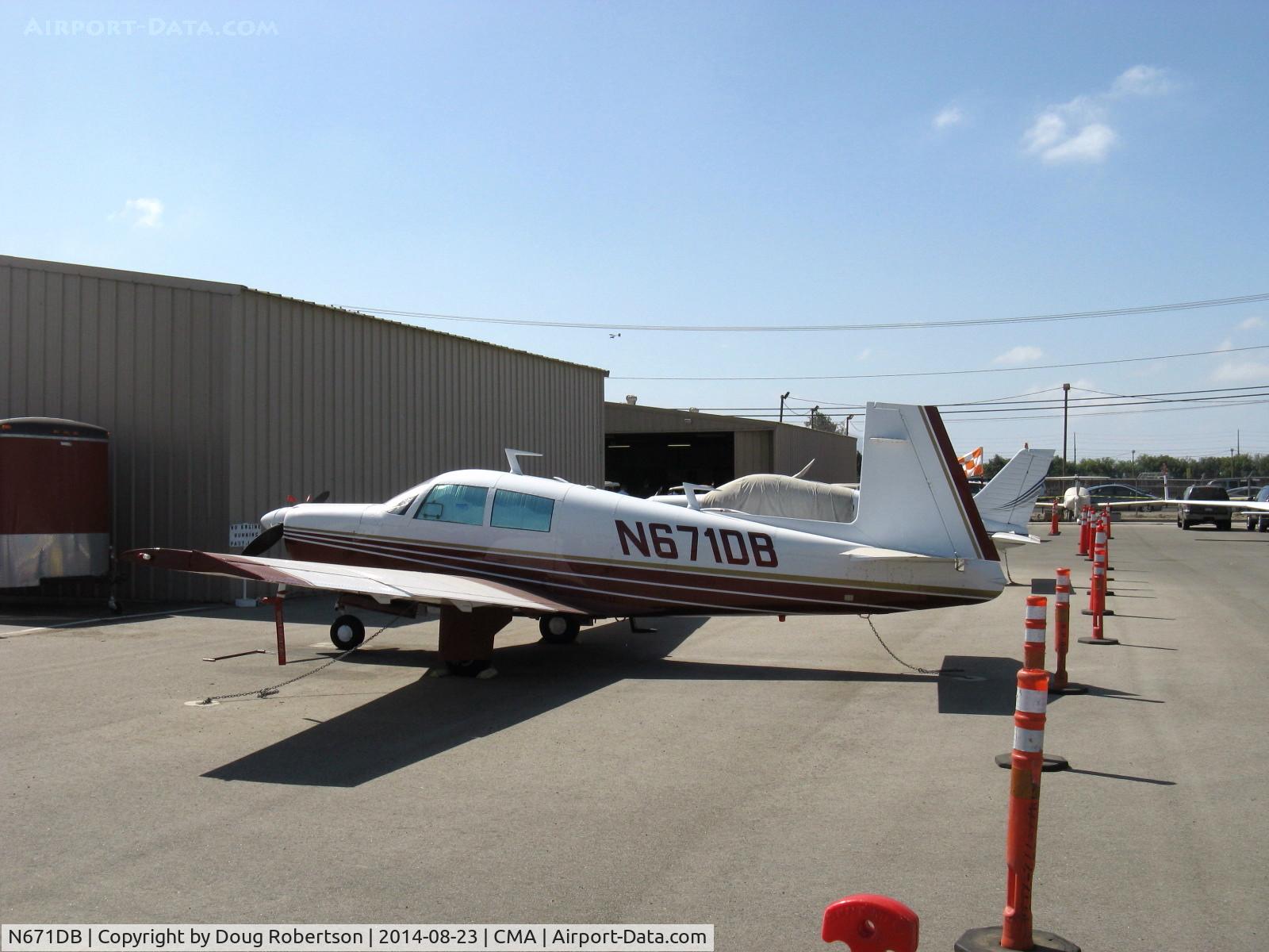 N671DB, 1967 Mooney M20E C/N 670030, 1967 Mooney M20E SUPER 21, Lycoming IO-360-A1A 200 Hp, altitude power boost (bypasses air filter), Positive Control