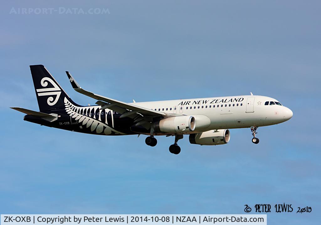 ZK-OXB, 2013 Airbus A320-232 C/N 5682, Air New Zealand Ltd., Auckland