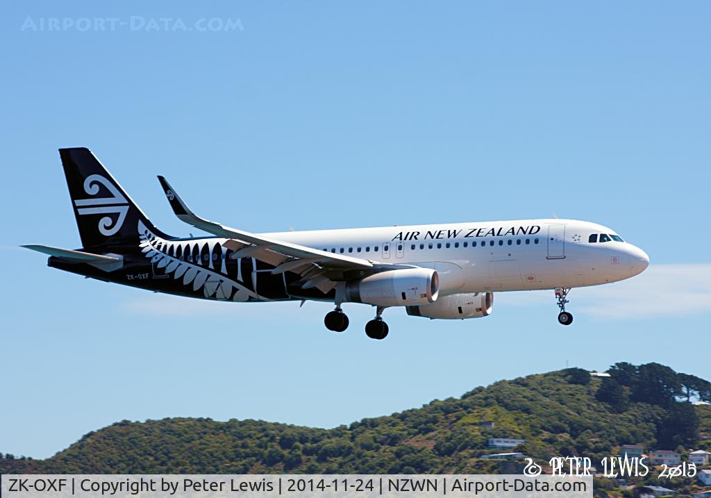 ZK-OXF, 2014 Airbus A320-232 C/N 6182, Air New Zealand Ltd., Auckland