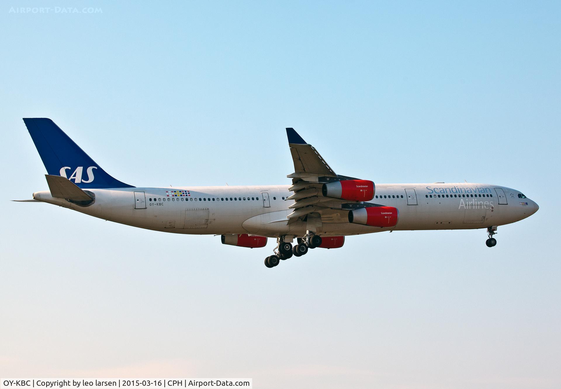 OY-KBC, 2002 Airbus A340-313X C/N 467, Copenhagen Kastrup 16.3.15