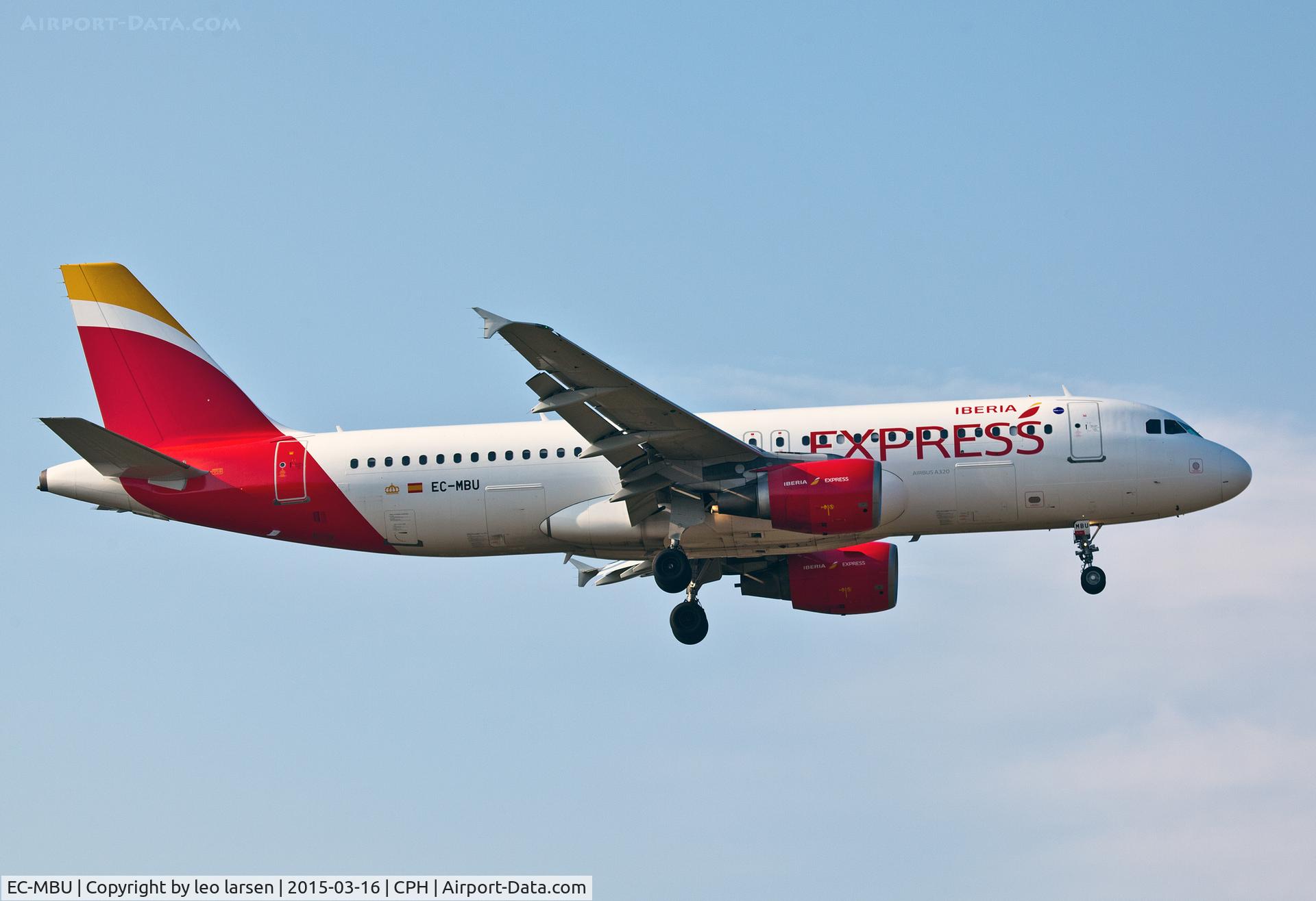 EC-MBU, 2000 Airbus A320-214 C/N 1198, Copenhagen Kastrup 16.3.15