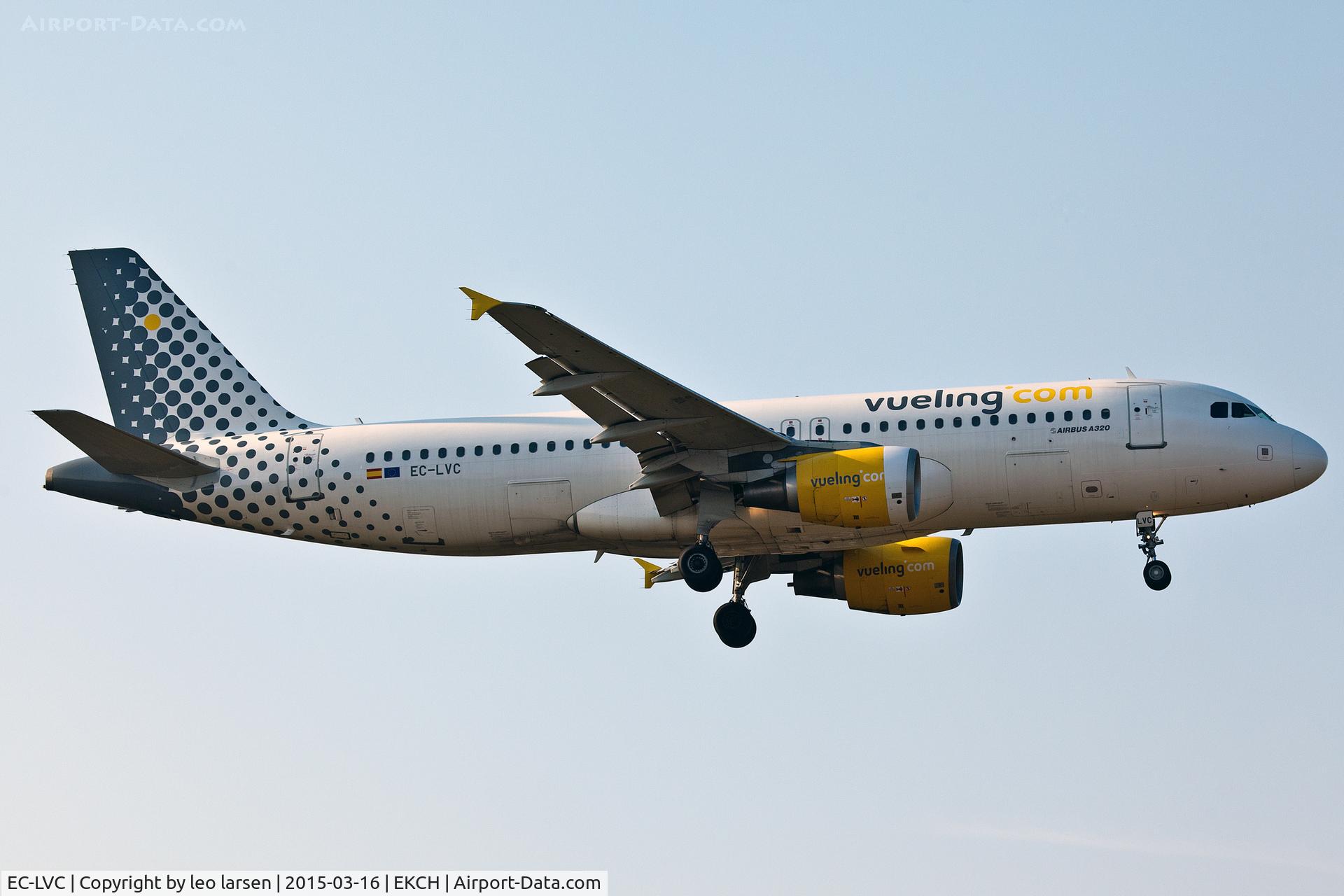 EC-LVC, 2000 Airbus A320-214 C/N 1372, Copenhagen Kastrup 16.3.15
