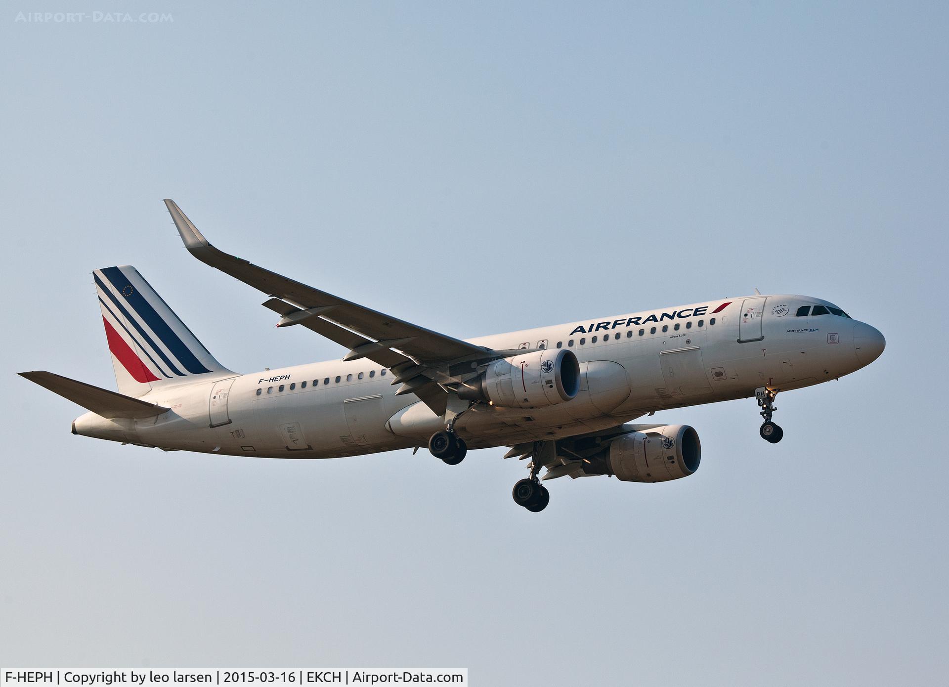 F-HEPH, 2013 Airbus A320-214 C/N 5869, Copenhagen Kastrup 16.3.15