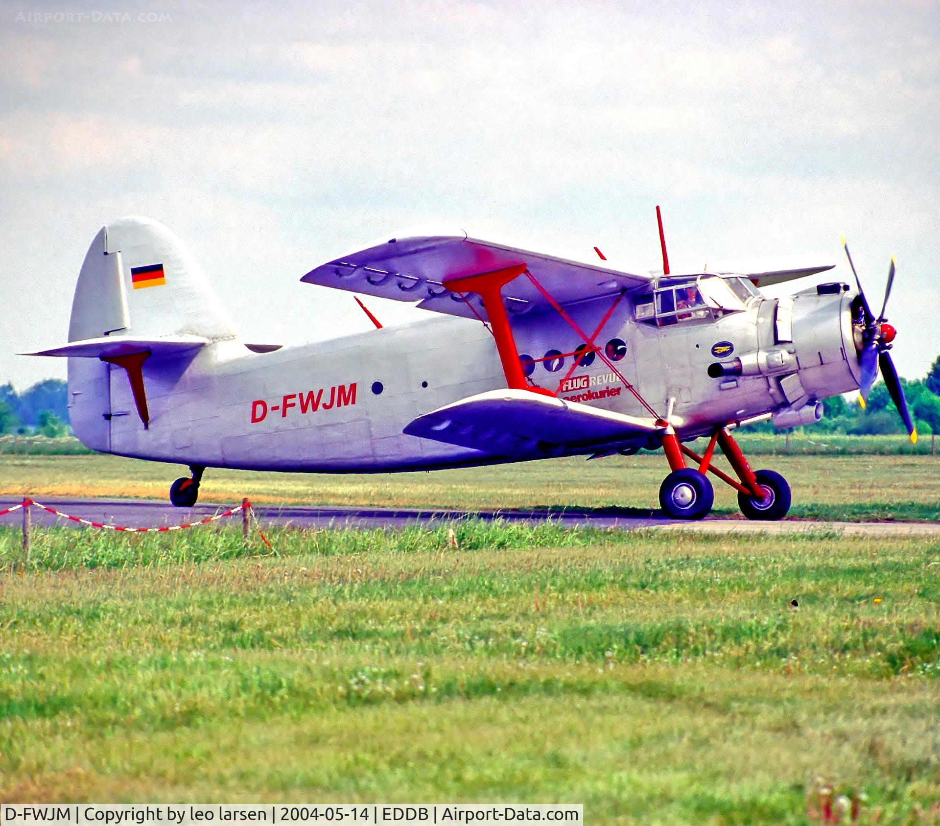 D-FWJM, 1976 PZL-Mielec An-2T Colt C/N 1G166-38, Berlin Air Show 14.5.04
