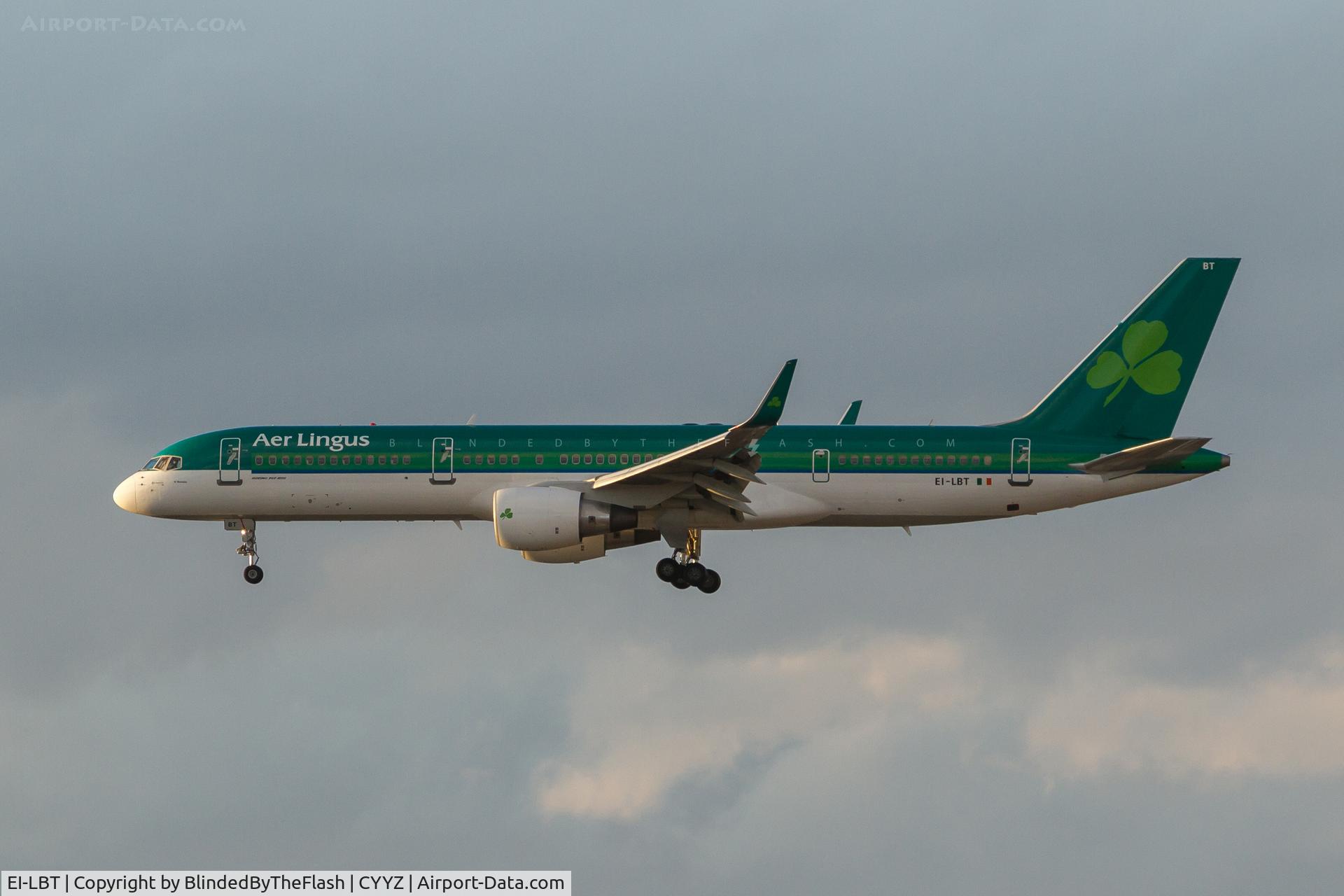 EI-LBT, 1998 Boeing 757-2Q8 C/N 28170, On final for 23 at Toronto Pearson