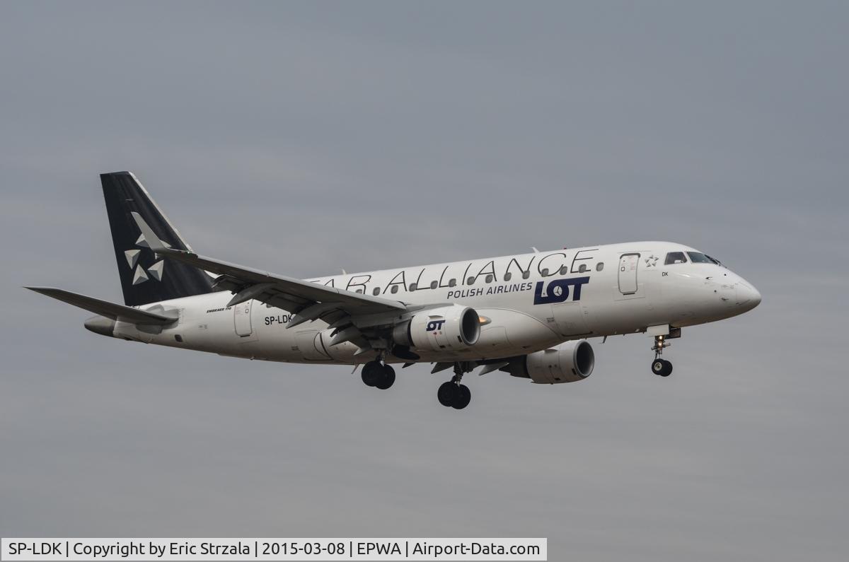 SP-LDK, 2005 Embraer 170LR (ERJ-170-100LR) C/N 17000074, Landing on RWY 11.