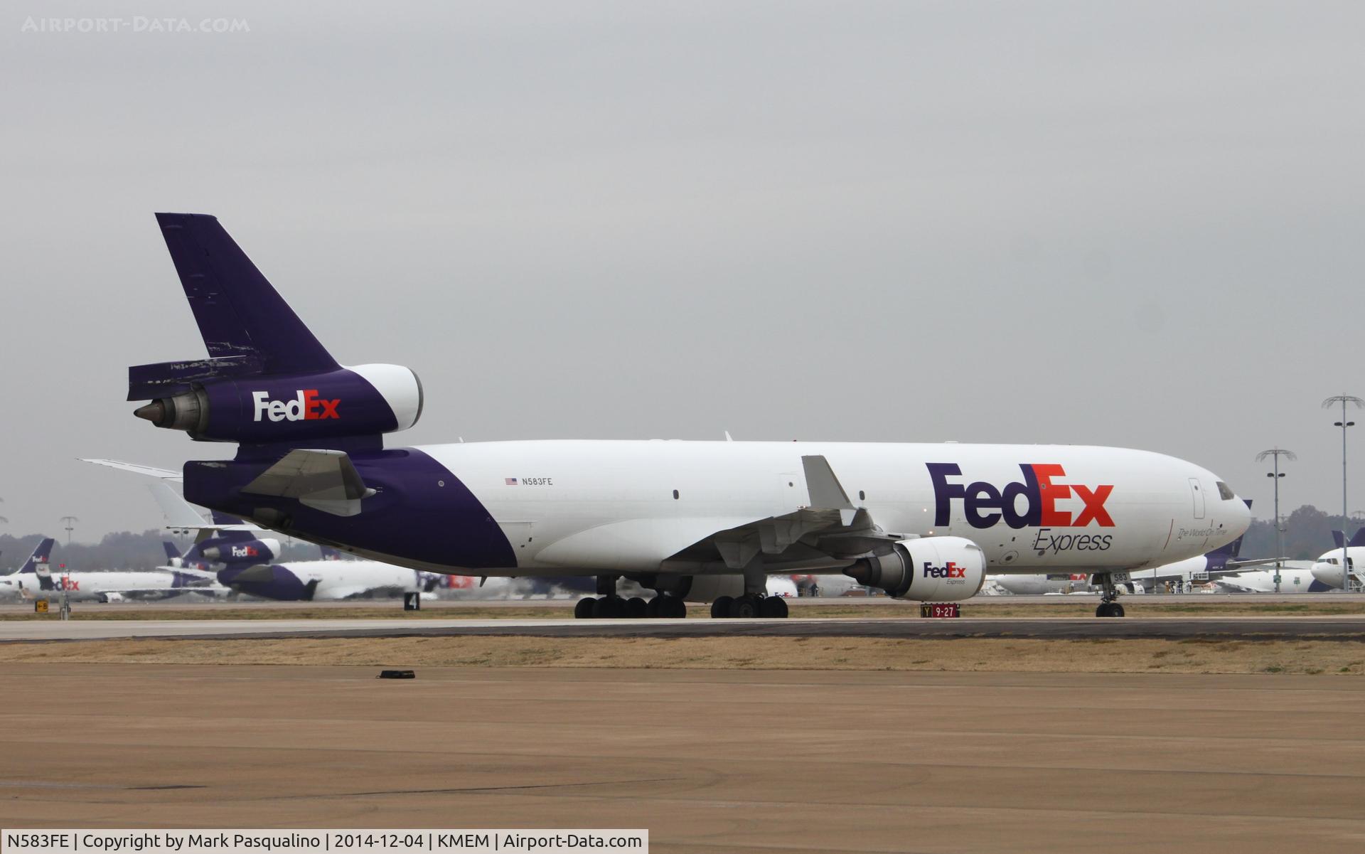 N583FE, 1991 McDonnell Douglas MD-11F C/N 48421, MD-11F