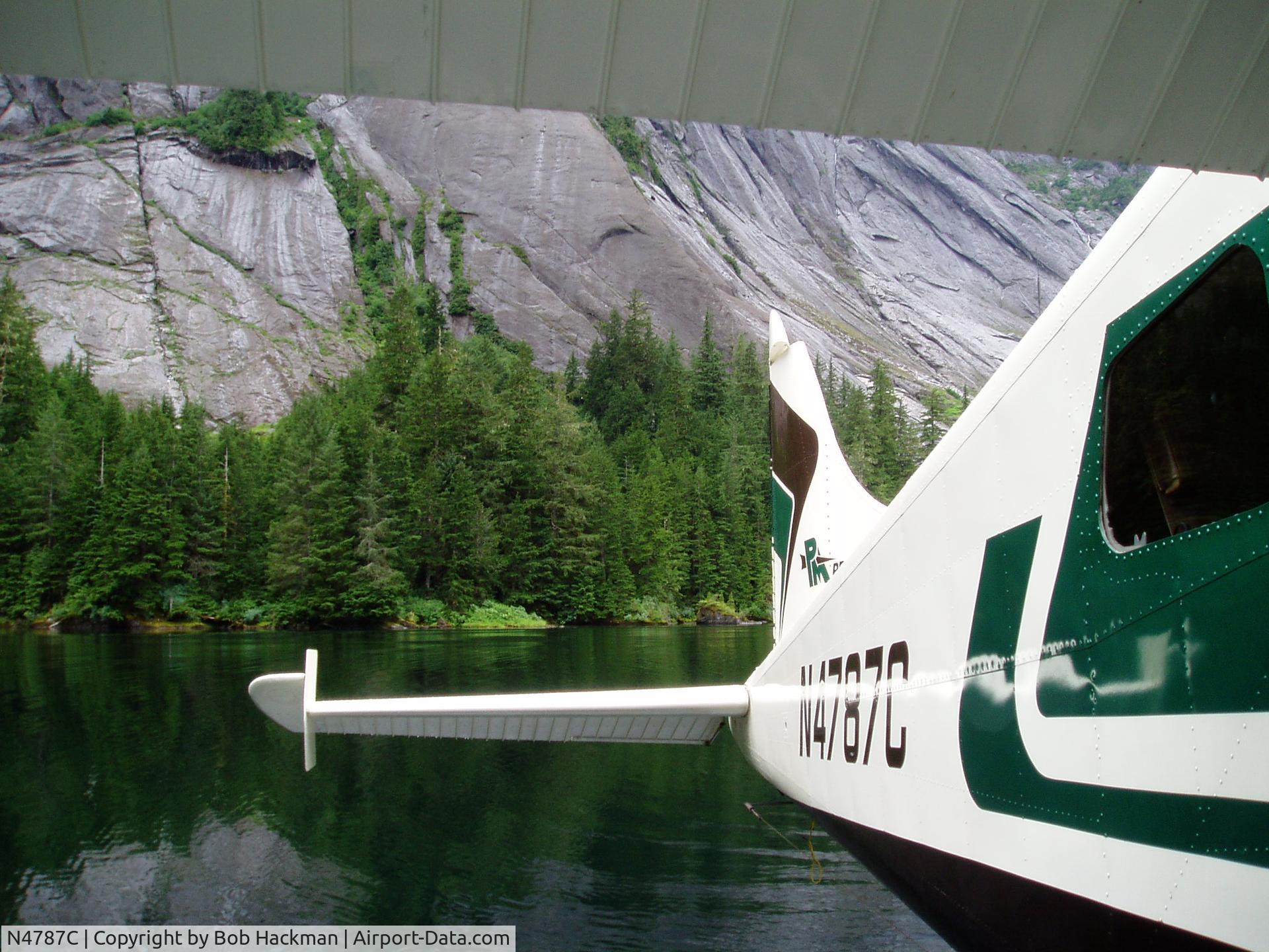 N4787C, De Havilland Canada Beaver DHC-2 C/N 1330, Lake landing Misty Fjords Nat. Monument AK