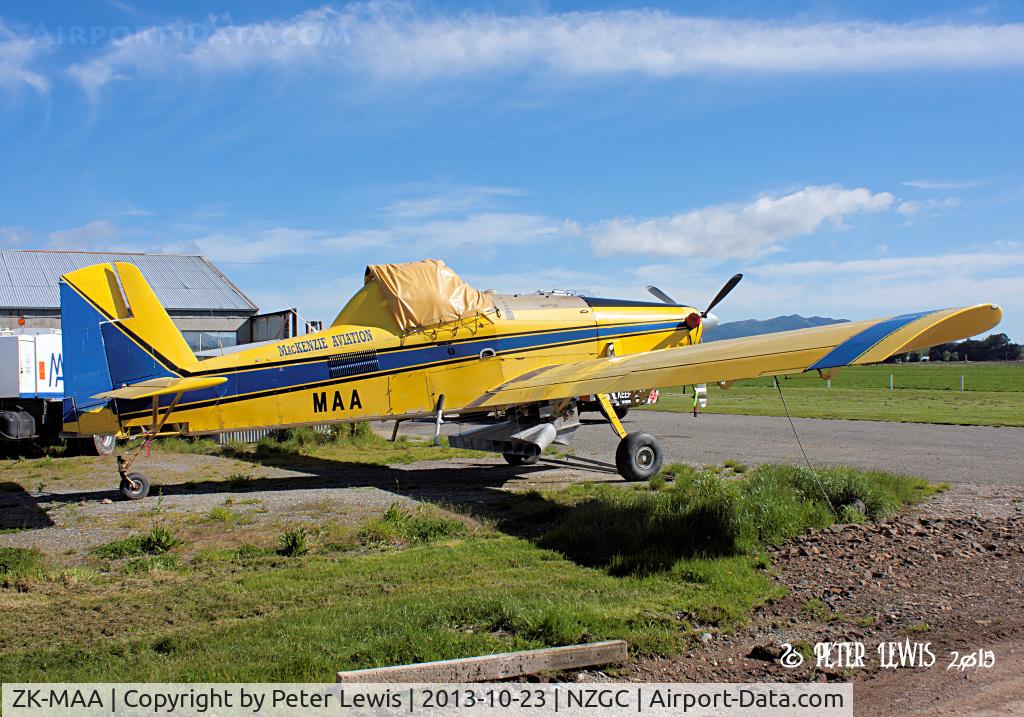 ZK-MAA, Air Tractor AT-502B C/N 502B-2579, Mackenzie Aviation Ltd., Gore