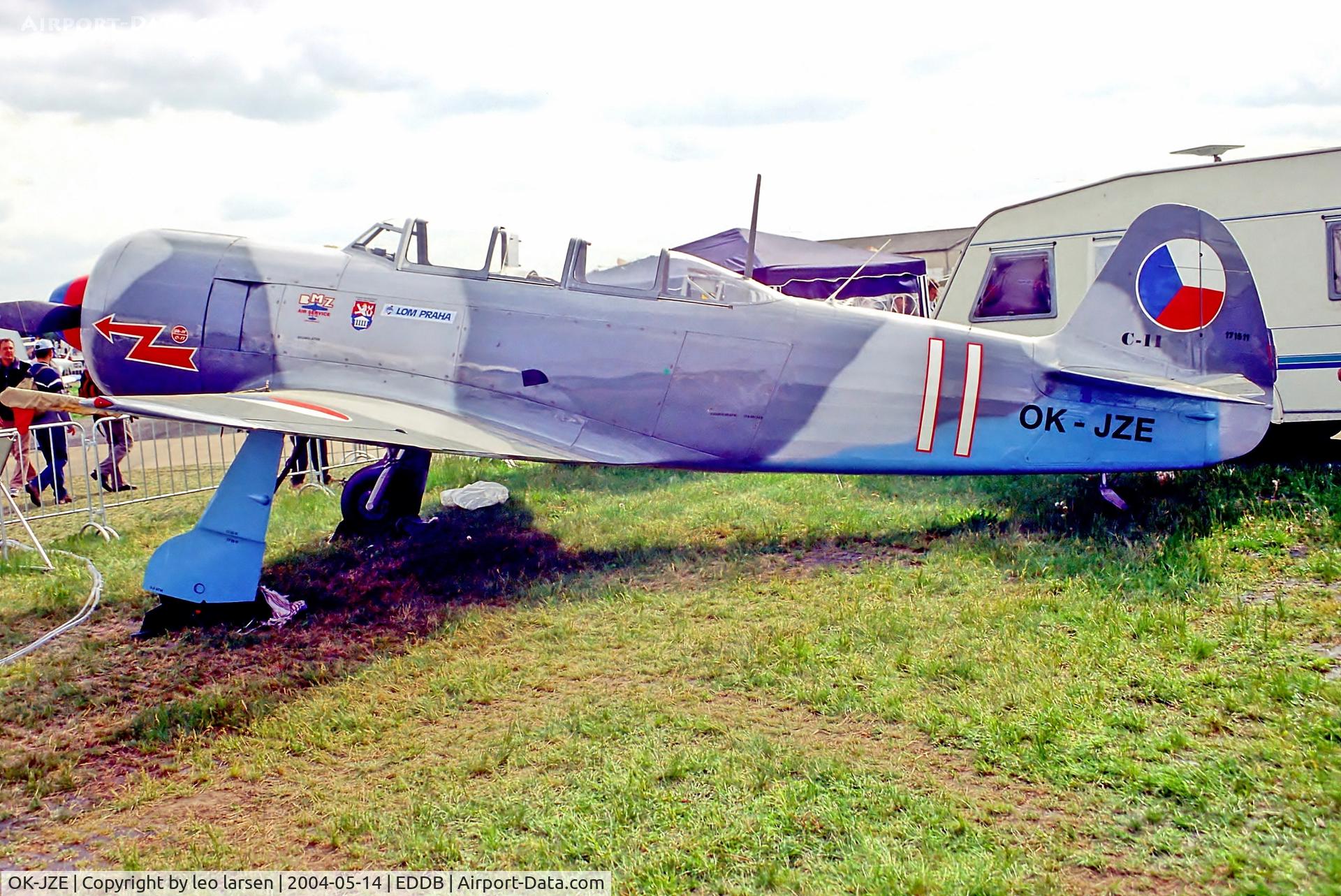 OK-JZE, Yakovlev Yak 11 C/N 171511, Berlin Air Show 14.5.04.Czech built C-11 ex OK-242