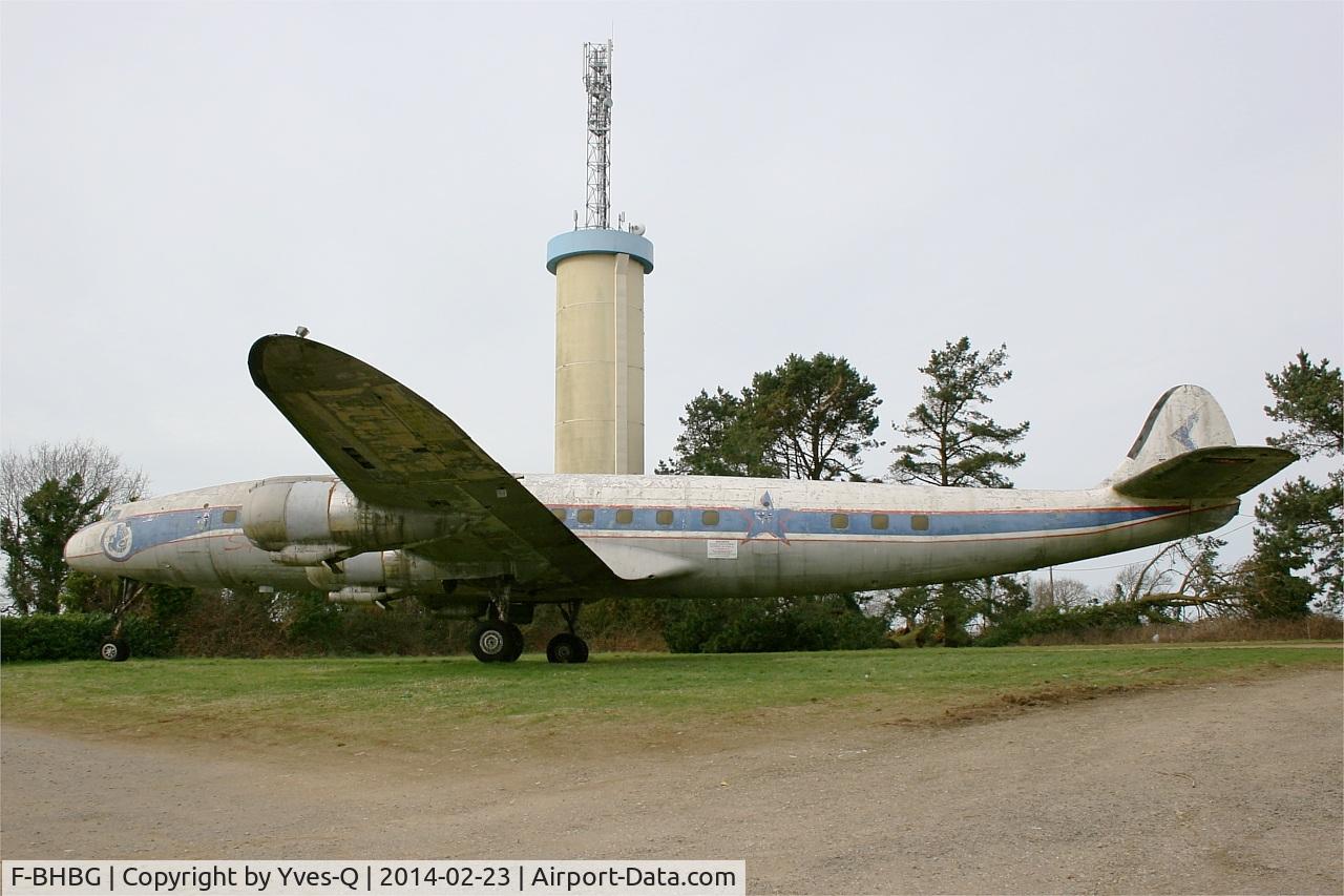 F-BHBG, 1955 Lockheed L-1049G Super Constellation C/N 4626, Lockheed 1049G 82, Displayed in deteriorating conditions (severe corrosion, sacked cockpit...) at Plonéis near Quimper