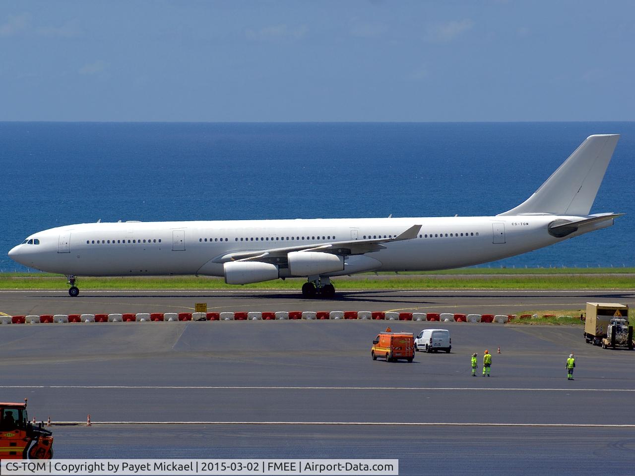 CS-TQM, 1995 Airbus A340-313 C/N 117, Back-track rwy 14