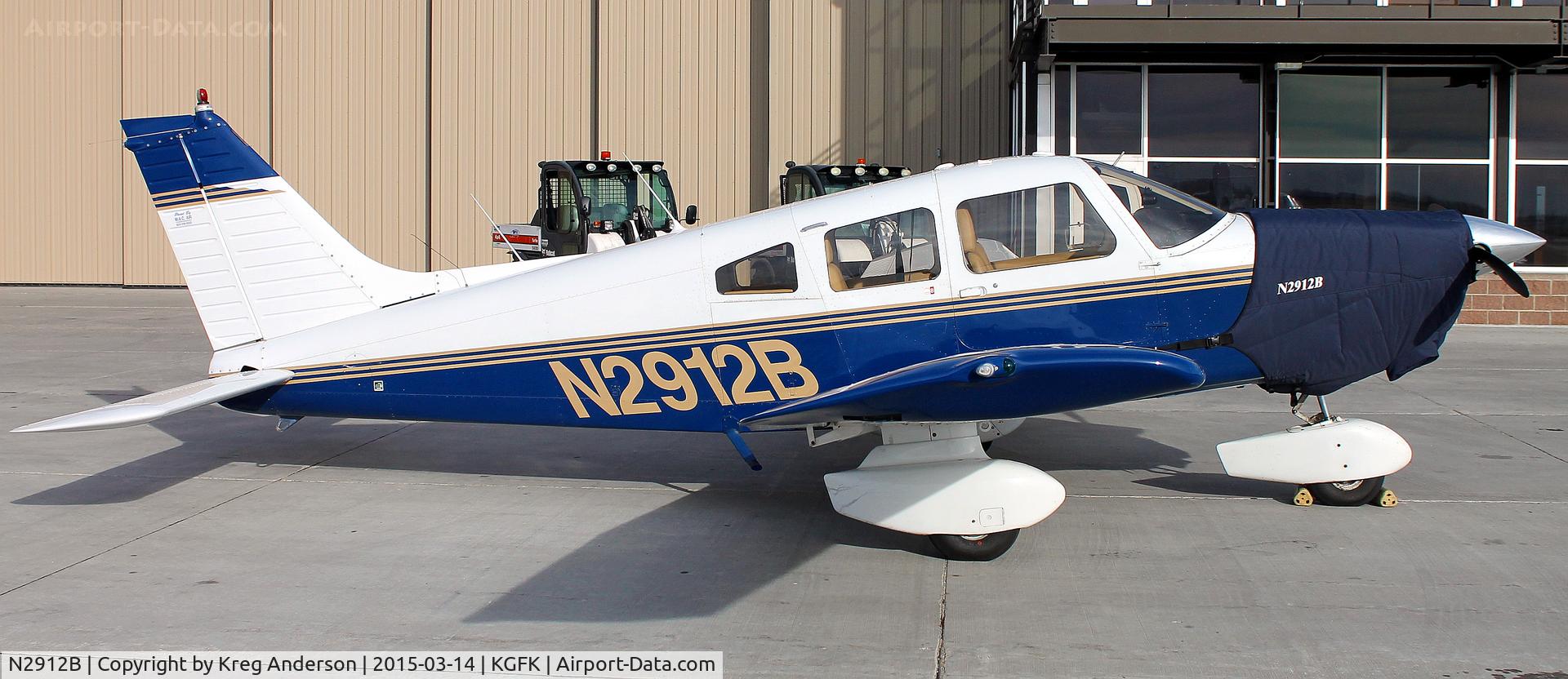 N2912B, Piper PA-28-236 Dakota C/N 28-7911241, Piper PA-28-236 Dakota on the ramp in Grand Forks, ND.