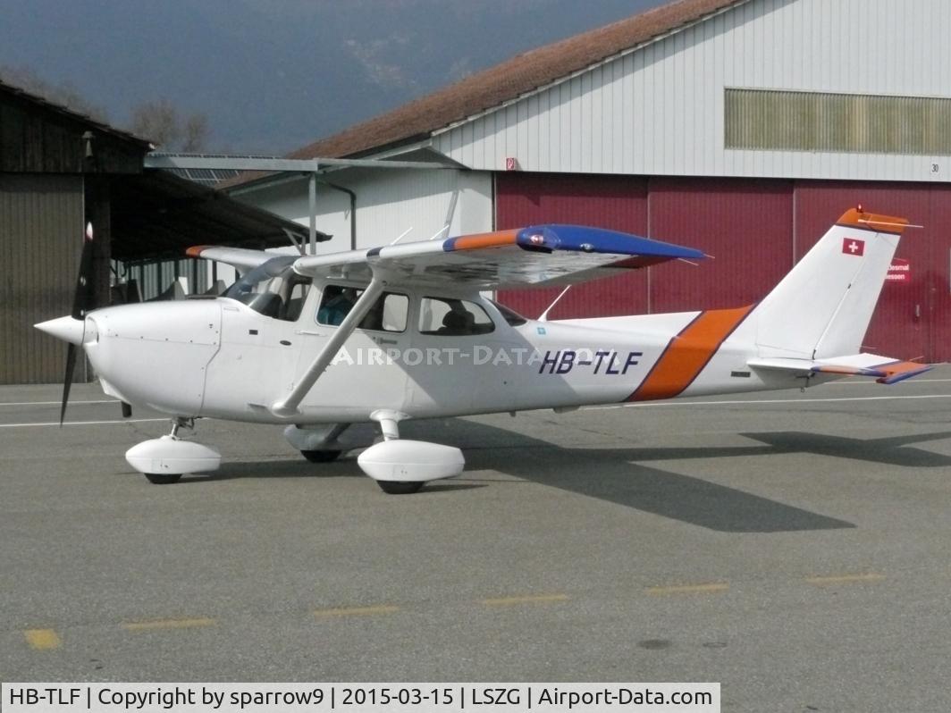 HB-TLF, 2007 Cessna 172R C/N 17281391, Taxying to maintenance hangar