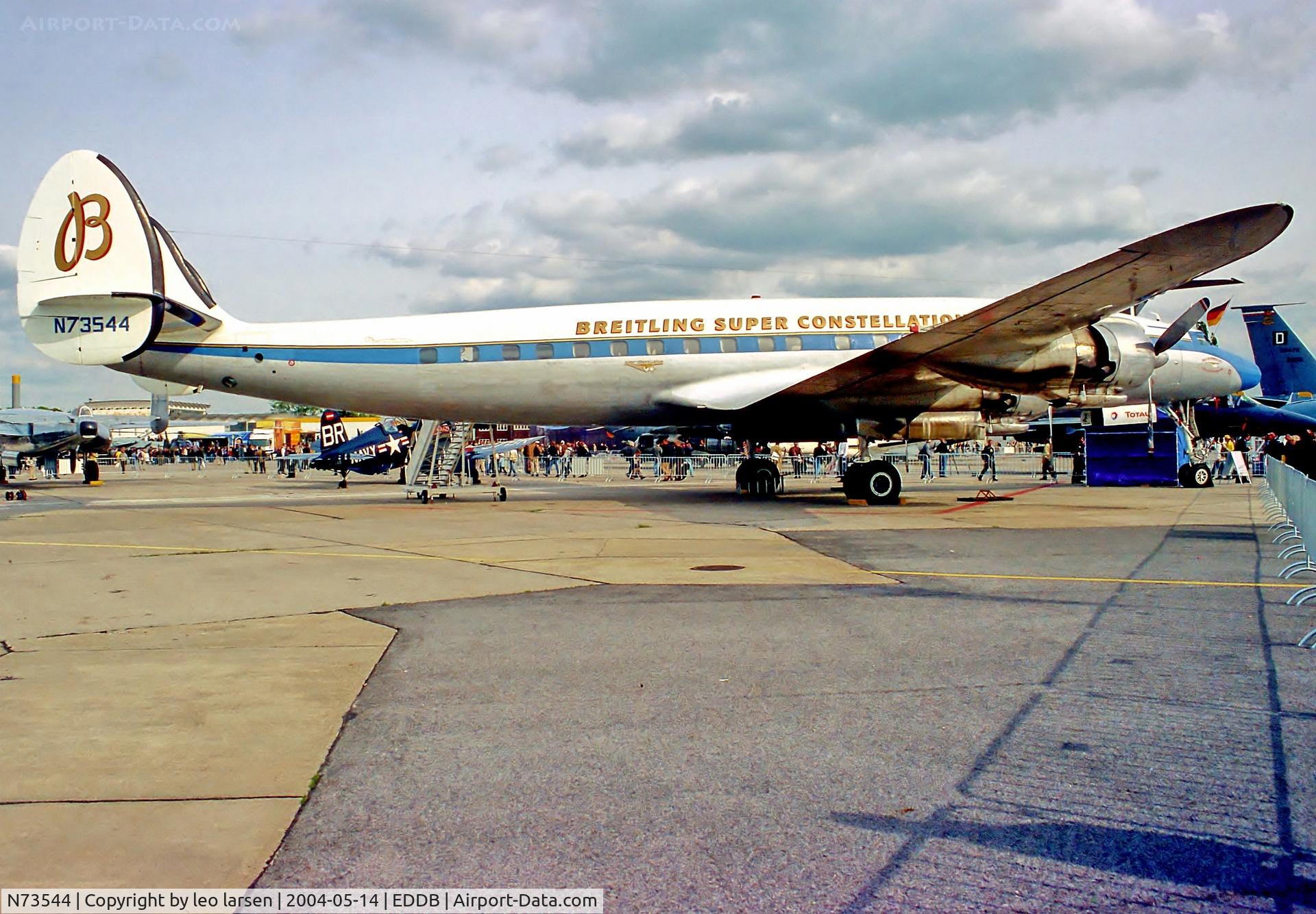 N73544, 1955 Lockheed C-121C Super Constellation (L-1049F) C/N 1049F-4175, Berlin Air Show 14.5.04