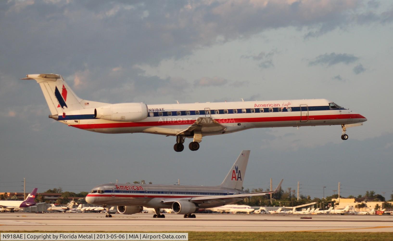 N918AE, 2005 Embraer ERJ-145LR (EMB-145LR) C/N 14500902, American Eagle