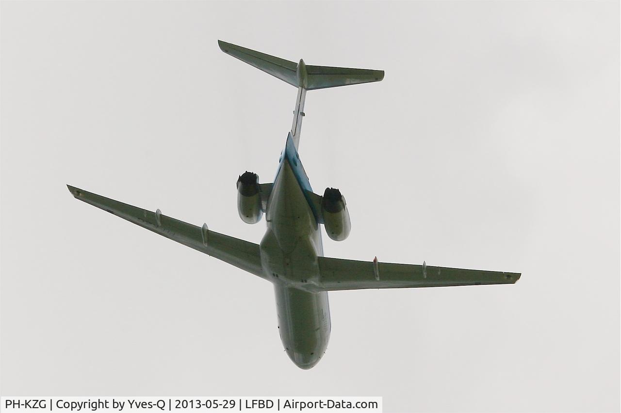 PH-KZG, 1996 Fokker 70 (F-28-0070) C/N 11578, Fokker 70, Take off rwy 29, Bordeaux-Mérignac airport (LFBD-BOD)