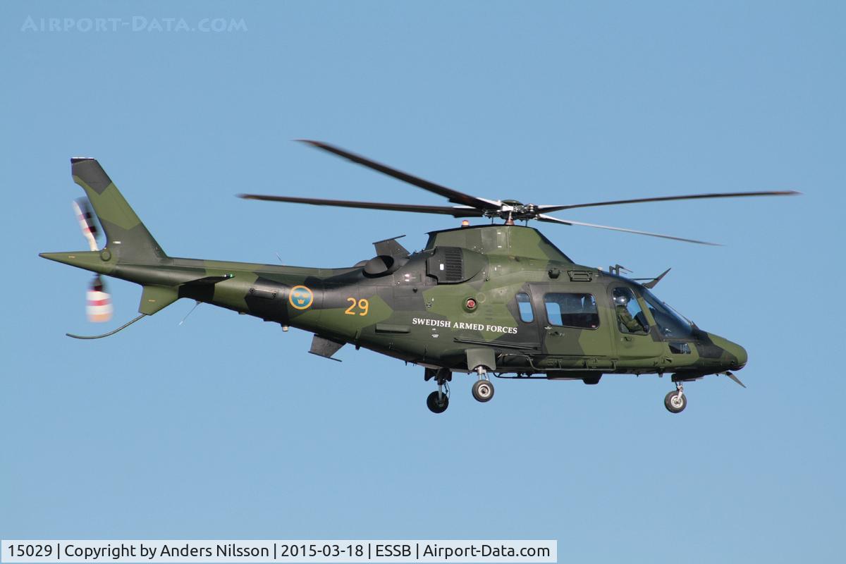 15029, Agusta Hkp15 (A-109E LUH) C/N 13759, On final approach for runway 12.