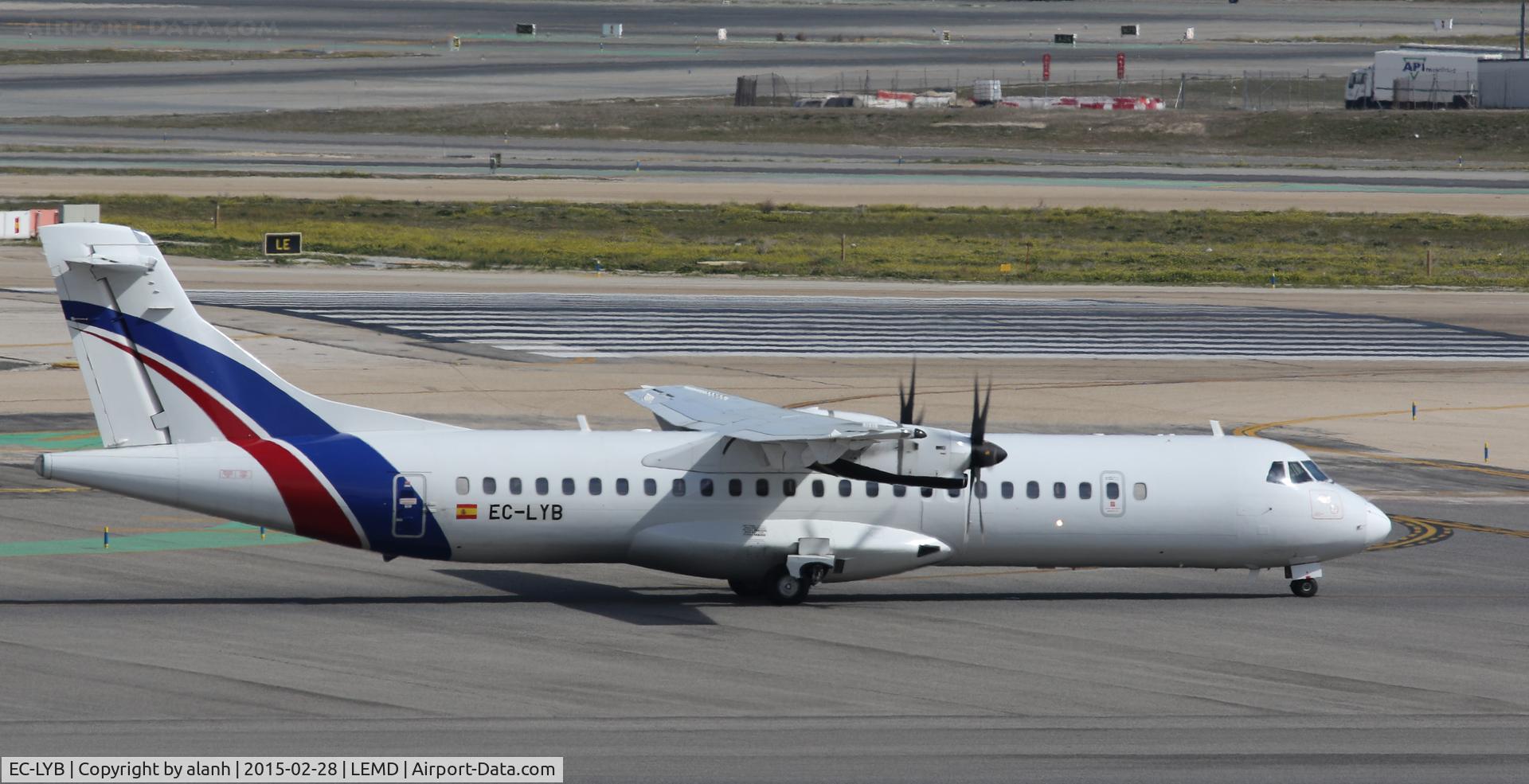EC-LYB, 1998 ATR 72-212A C/N 550, Taxying after arrival