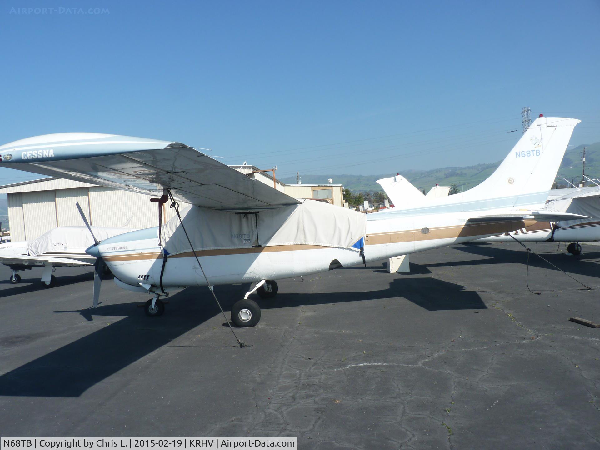 N68TB, 1981 Cessna T210N Turbo Centurion C/N 21064492, A long time local 1981 Cessna T210N sitting next to the Lafferty Aircraft Sales hangar. The TB in the call sign stands for Tweety Bird, as there is a blue bird next to the call sign on the tail.