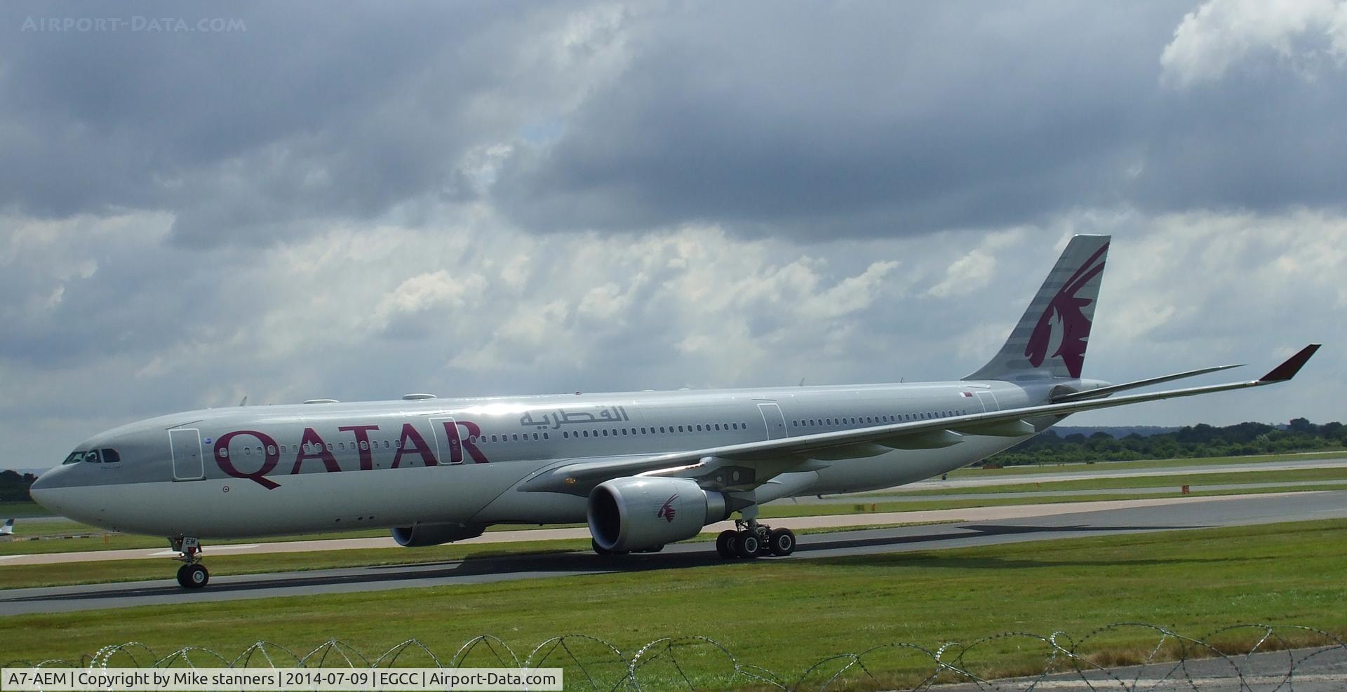 A7-AEM, 2007 Airbus A330-302 C/N 893, QTR23 arrives from DOH