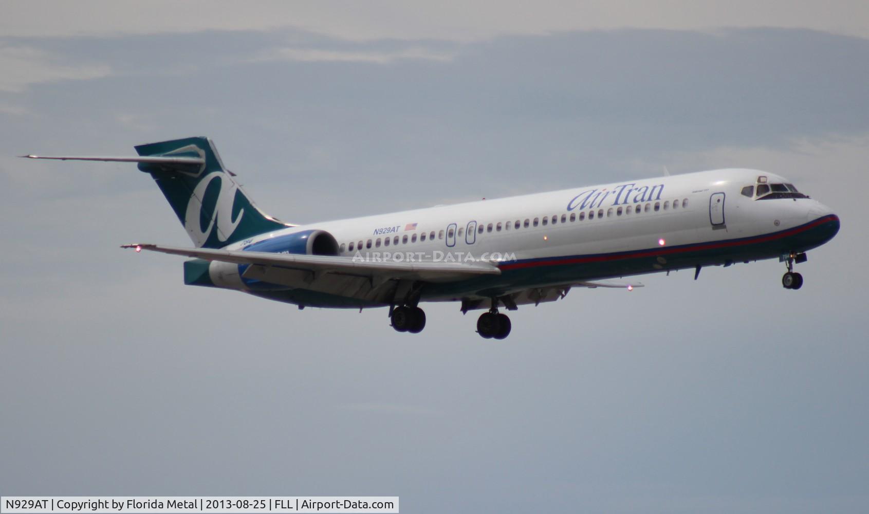 N929AT, 2000 Boeing 717-200 C/N 55075, Air Tran 717