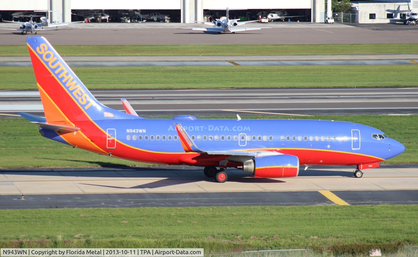N943WN, 2010 Boeing 737-7H4 C/N 36913, Southwest