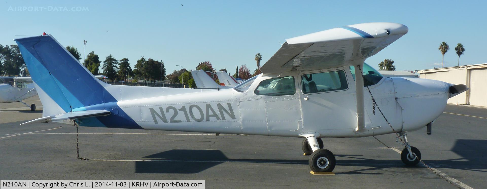 N210AN, 1975 Cessna 172M C/N 17264678, One of Nice Air's 1975 Cessna 172M used for their flight school.