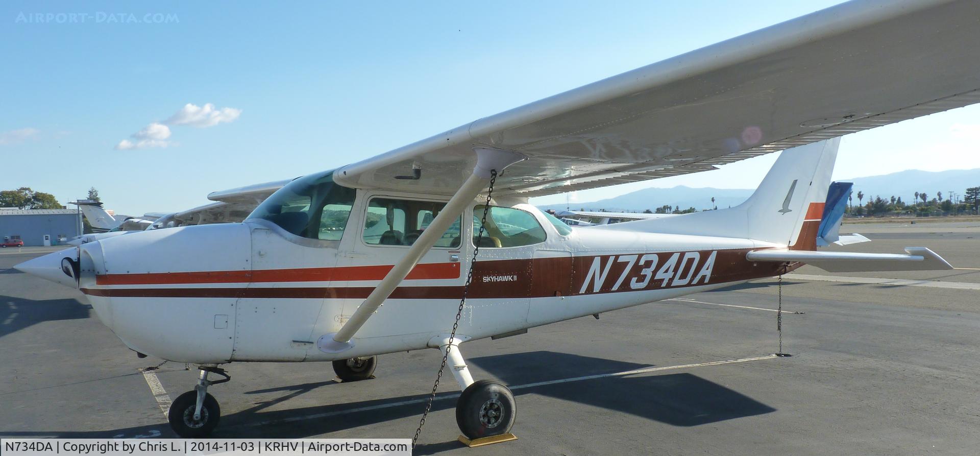 N734DA, 1977 Cessna 172N C/N 17268763, One of Nice Air's 1977 Cessna 172N used for flight training.