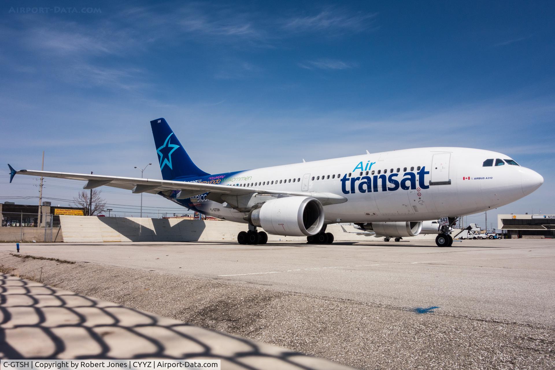 C-GTSH, 1991 Airbus A310-308 C/N 599, Parked at the north end of Toronto Pearson