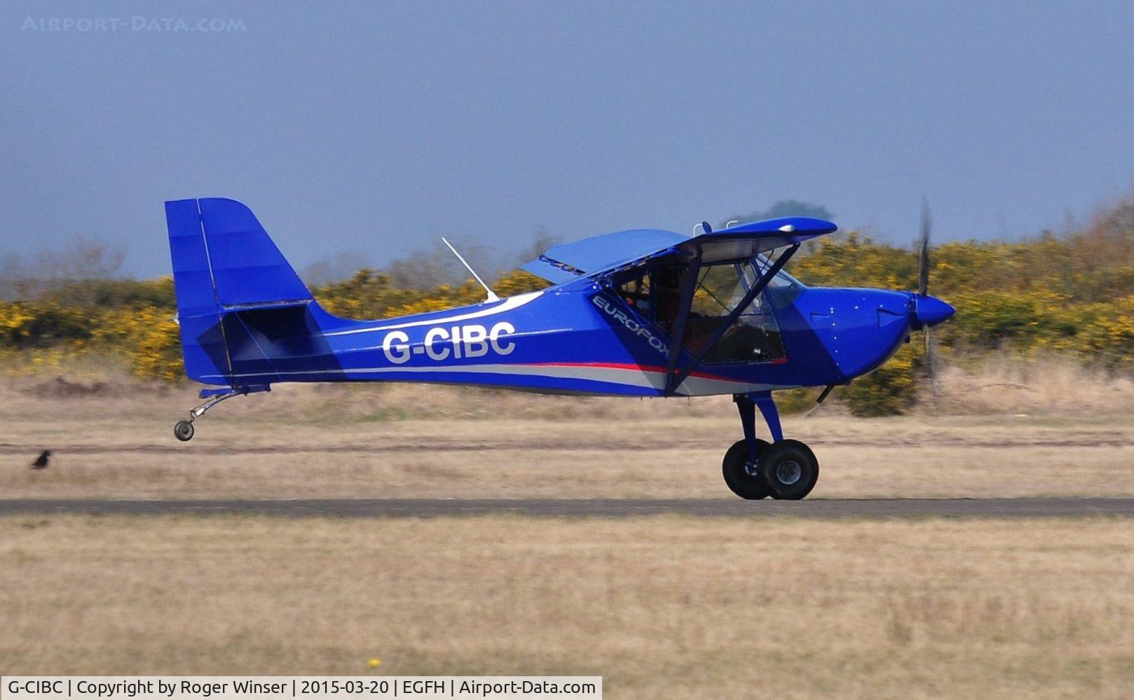 G-CIBC, 2013 Aeropro Eurofox 912(S) C/N LAA 376-15197, Visiting microlight aircraft departing Runway 04.