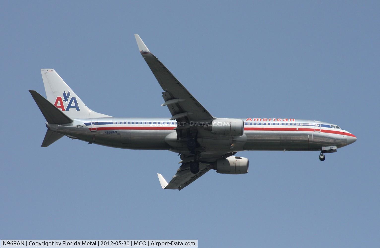 N968AN, 2001 Boeing 737-823 C/N 30095, American