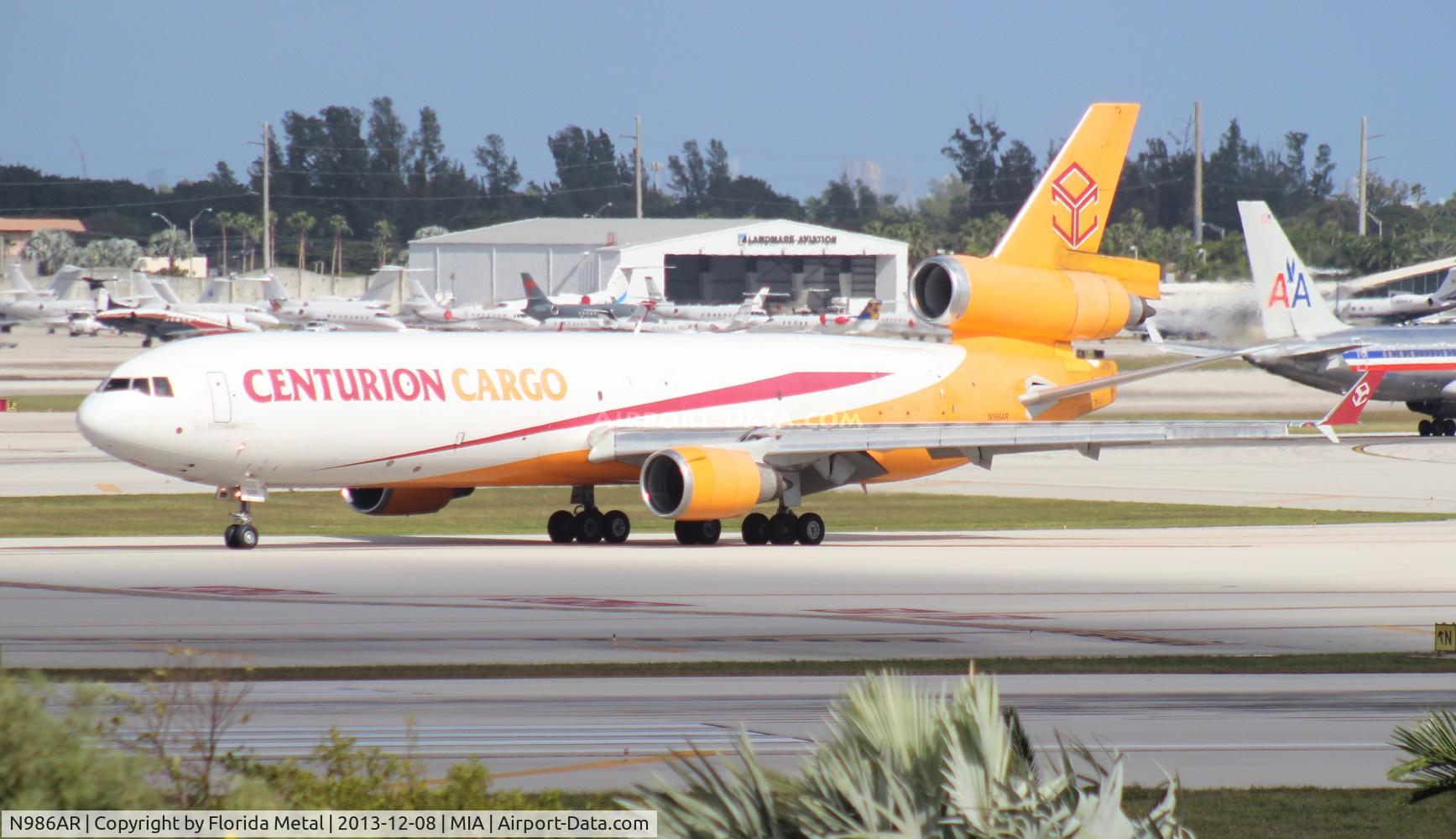 N986AR, 1991 McDonnell Douglas MD-11F C/N 48426, Centurion MD-11