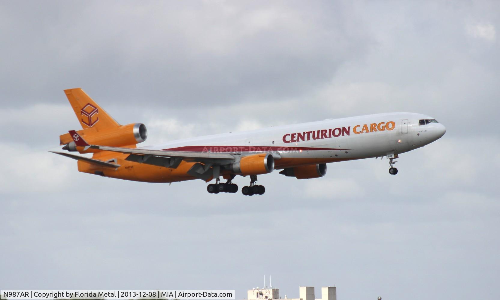N987AR, 1991 McDonnell Douglas MD-11C (F)    . C/N 48427, Centurion MD-11