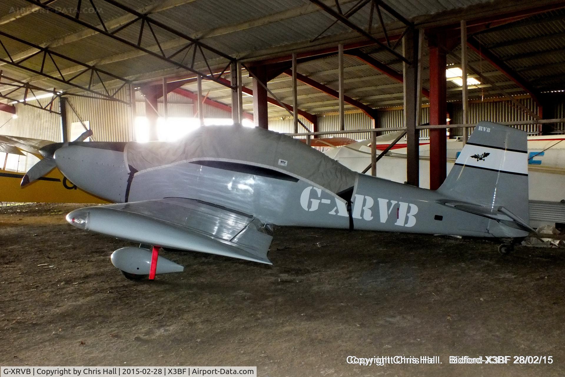G-XRVB, 2008 Vans RV-8 C/N PFA 303-14190, at Bidford Airfield