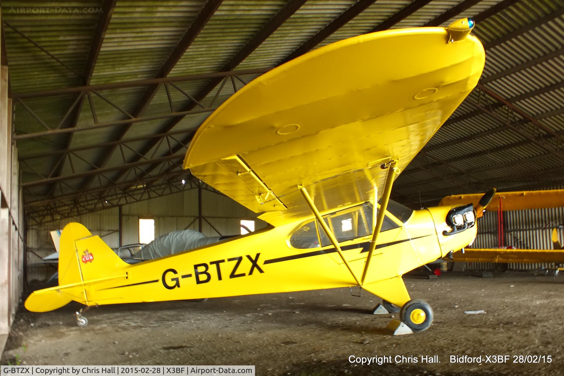 G-BTZX, 1949 Piper J3C-65 Cub Cub C/N 18871, at Bidford Airfield