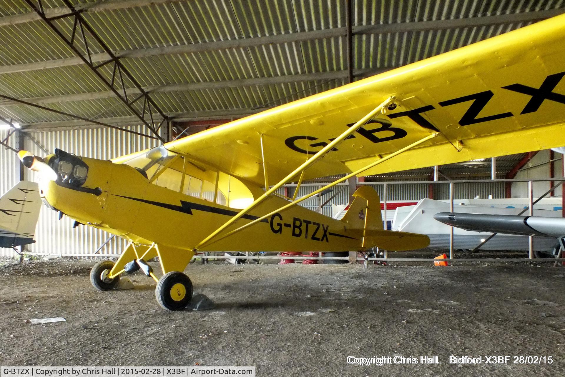 G-BTZX, 1949 Piper J3C-65 Cub Cub C/N 18871, at Bidford Airfield