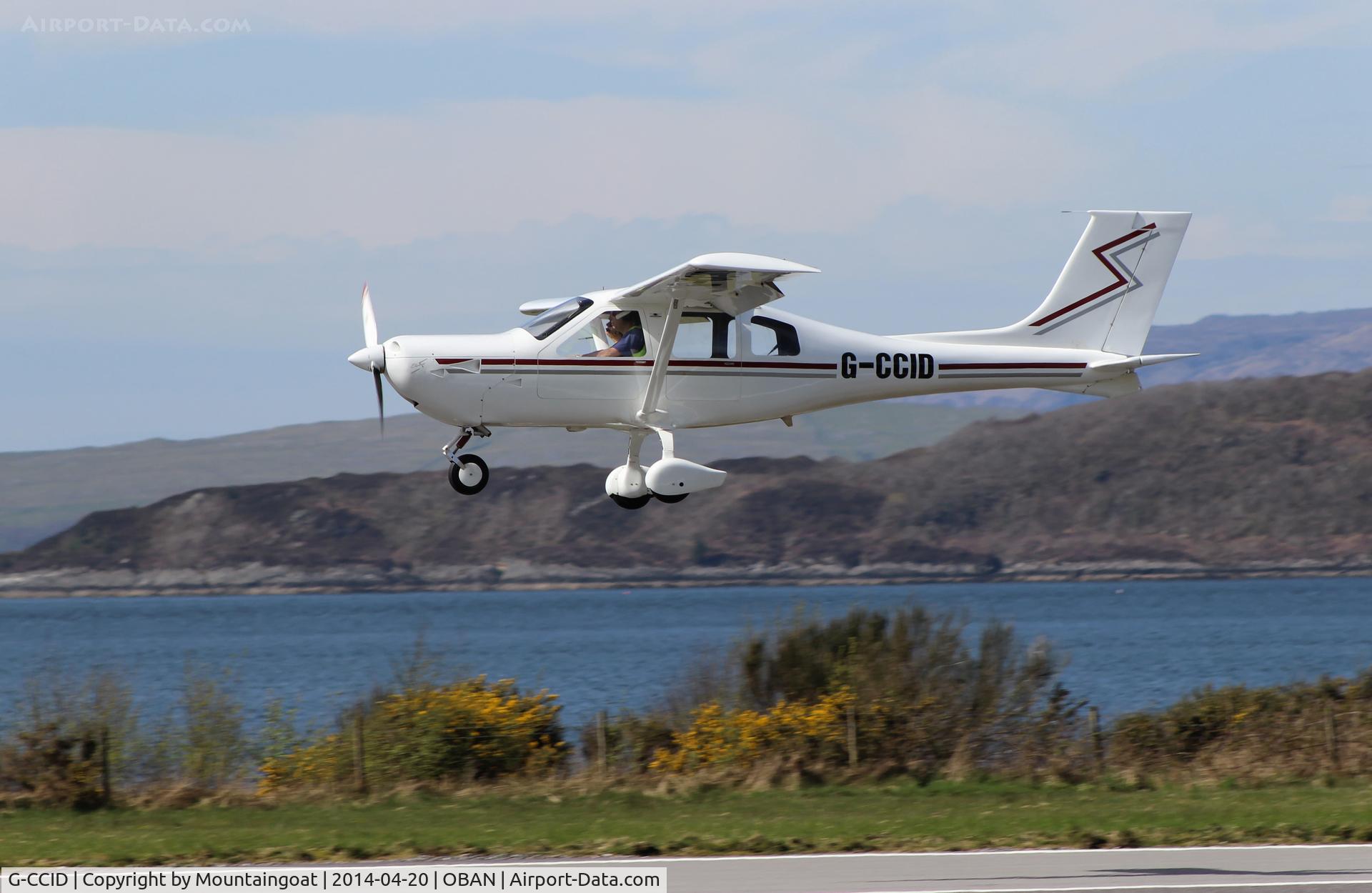 G-CCID, 2005 Jabiru J400 C/N PFA 325-14059, Landing Runway 19