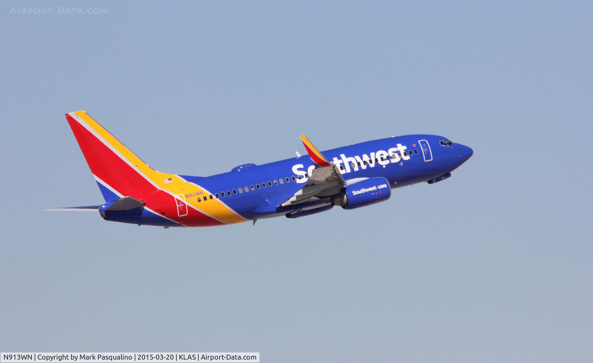 N913WN, 2008 Boeing 737-7H4 C/N 29840, Boeing 737-700