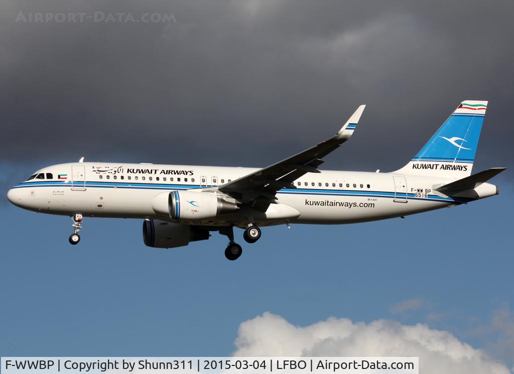 F-WWBP, 2015 Airbus A320-214 C/N 6516, C/n 6516 - To be 9K-AKJ