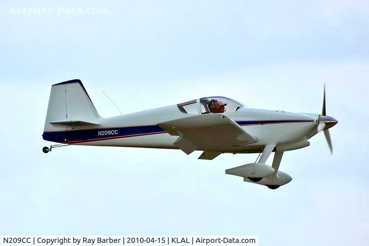 N209CC, 1997 Vans RV-6 C/N 20209, Van's RV-6 [20209] Lakeland-Linder~N 15/04/2010