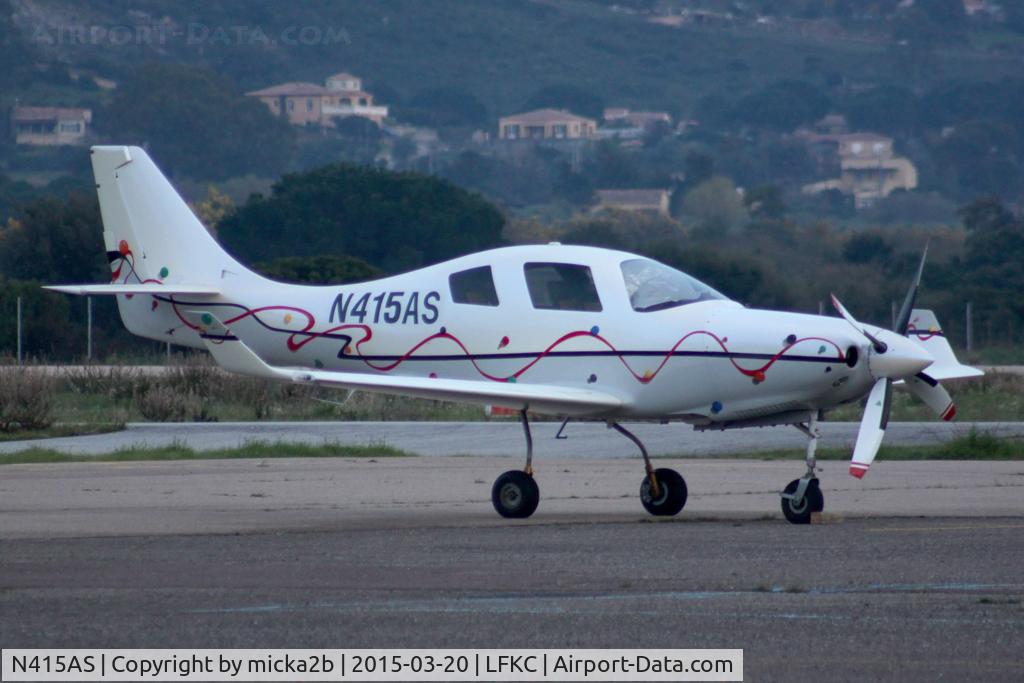 N415AS, 2005 Lancair IV-P C/N A-IV-01, Parked