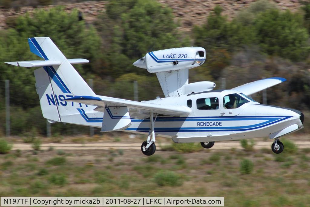 N197TF, Aerofab Inc Lake LA-250 C/N 72, Landing