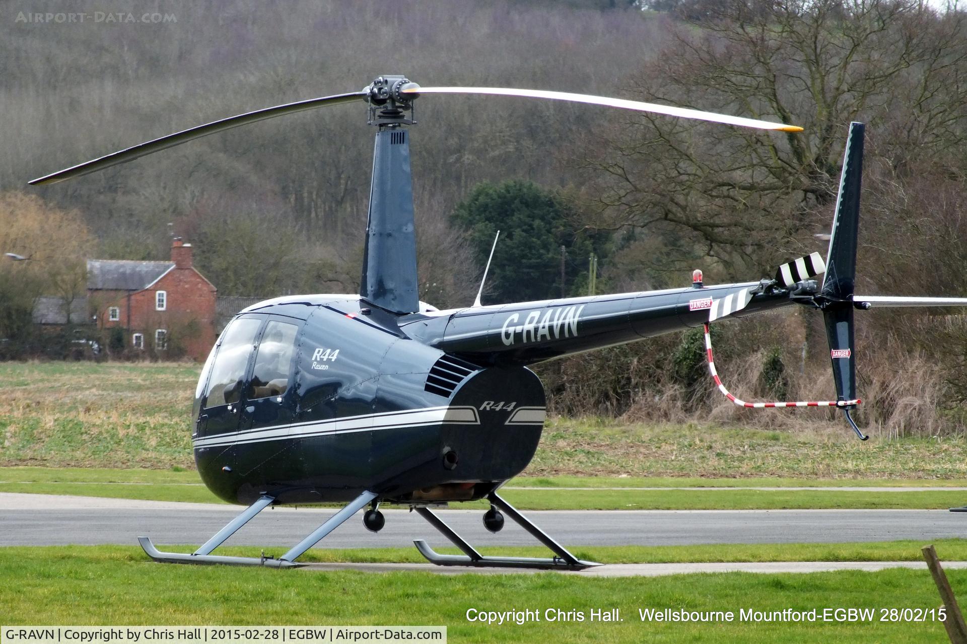 G-RAVN, 2001 Robinson R44 Raven C/N 1022, at Wellesbourne Mountford