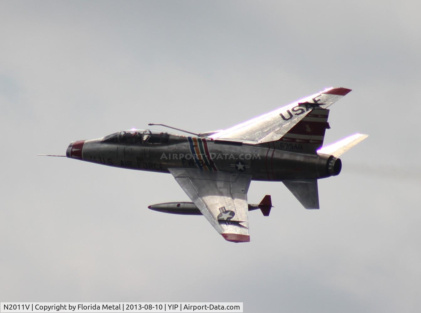 N2011V, 1958 North American F-100F Super Sabre C/N 243-224, F-100F Super Sabre