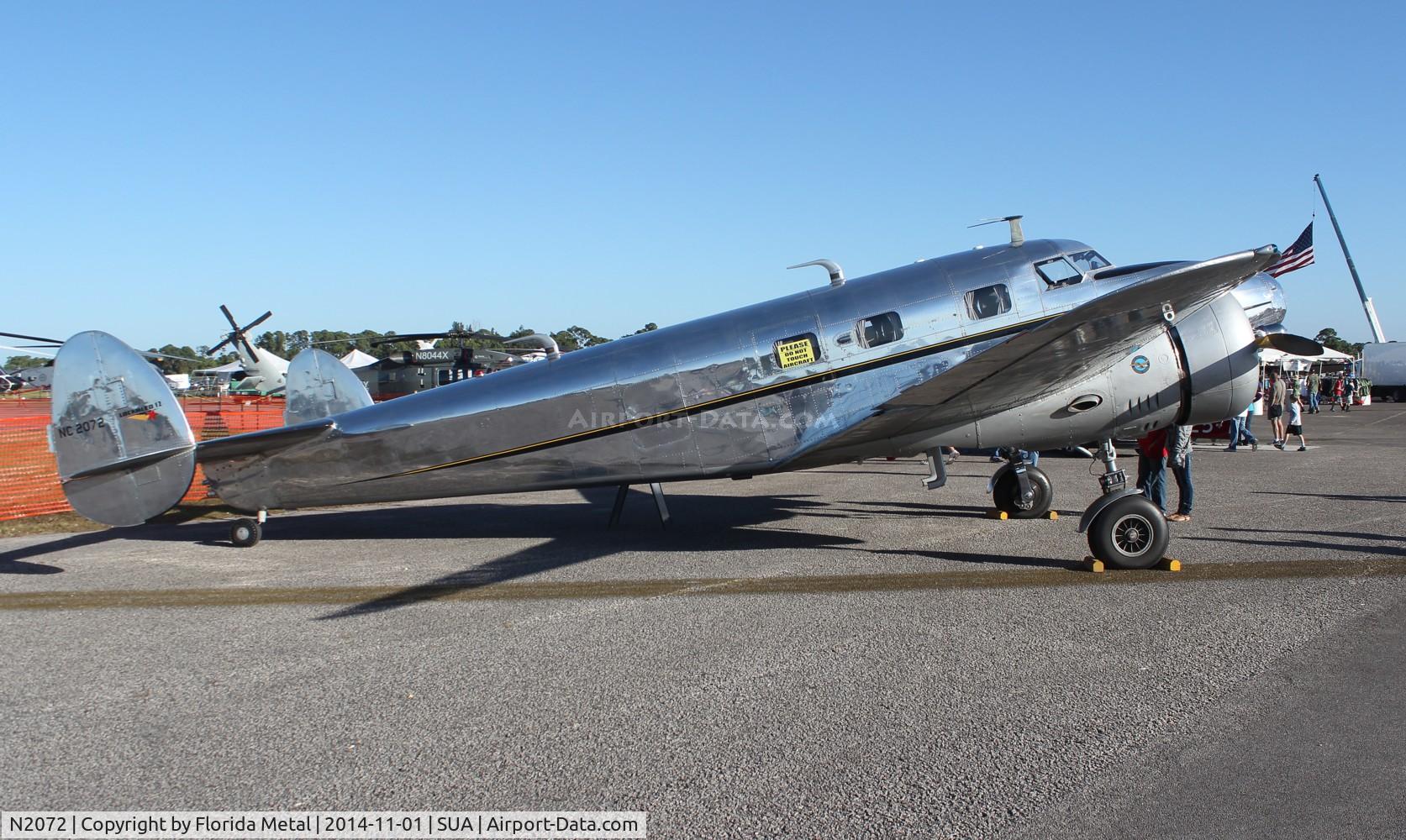 N2072, 1936 Lockheed 12A Electra Junior C/N 1208, Lockheed 12A