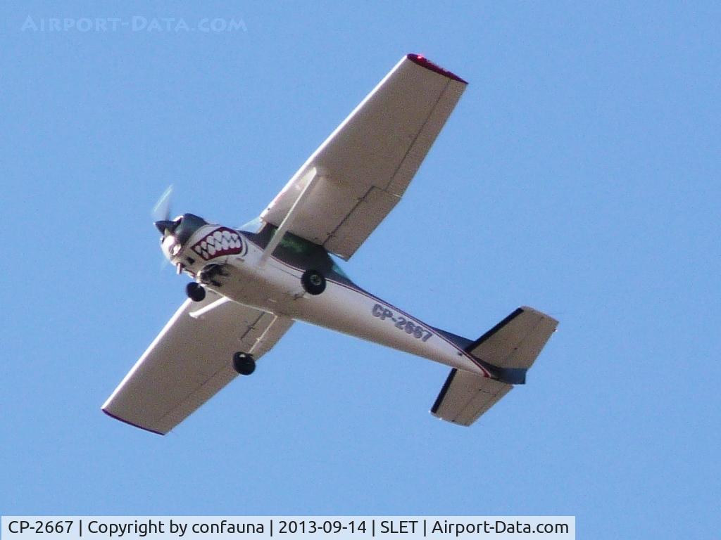 CP-2667, 1979 Cessna 152 C/N 15283817, Another 'menacing' Skyteam trainer