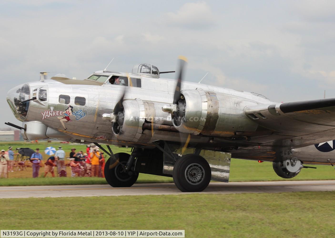 N3193G, 1944 Boeing B-17G Flying Fortress C/N 77255, Yankee Lady