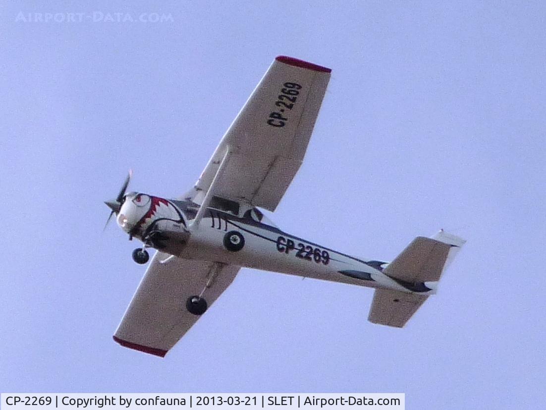 CP-2269, Cessna 152 C/N 152-82570, Training plane with old 'menacing' paint