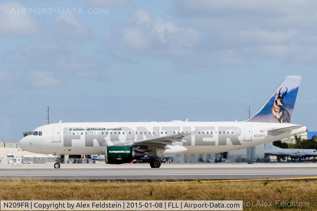 N209FR, Airbus A320-214 C/N 4641, Ft. Lauderdale